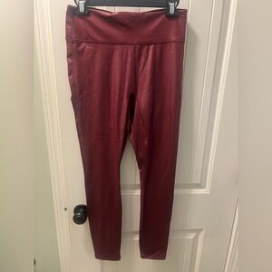 Fabletics Merlot Shine Leggings